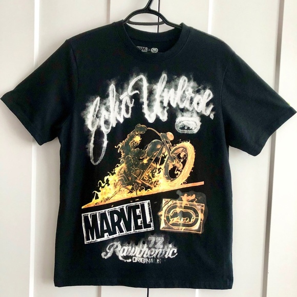 MARVEL X ECKO UNLTD, Collab, Ghost Rider, Mens, T Shirt, Size S, Good Condition - Picture 1 of 6